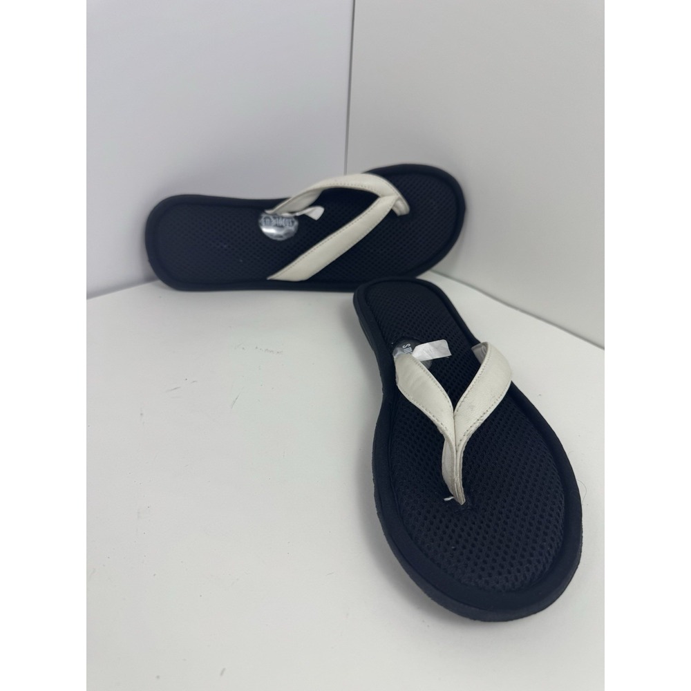 Smartdos Flip Flop Sandal Women's Size 7.5/8 White Comfortable - Picture 4 of 8